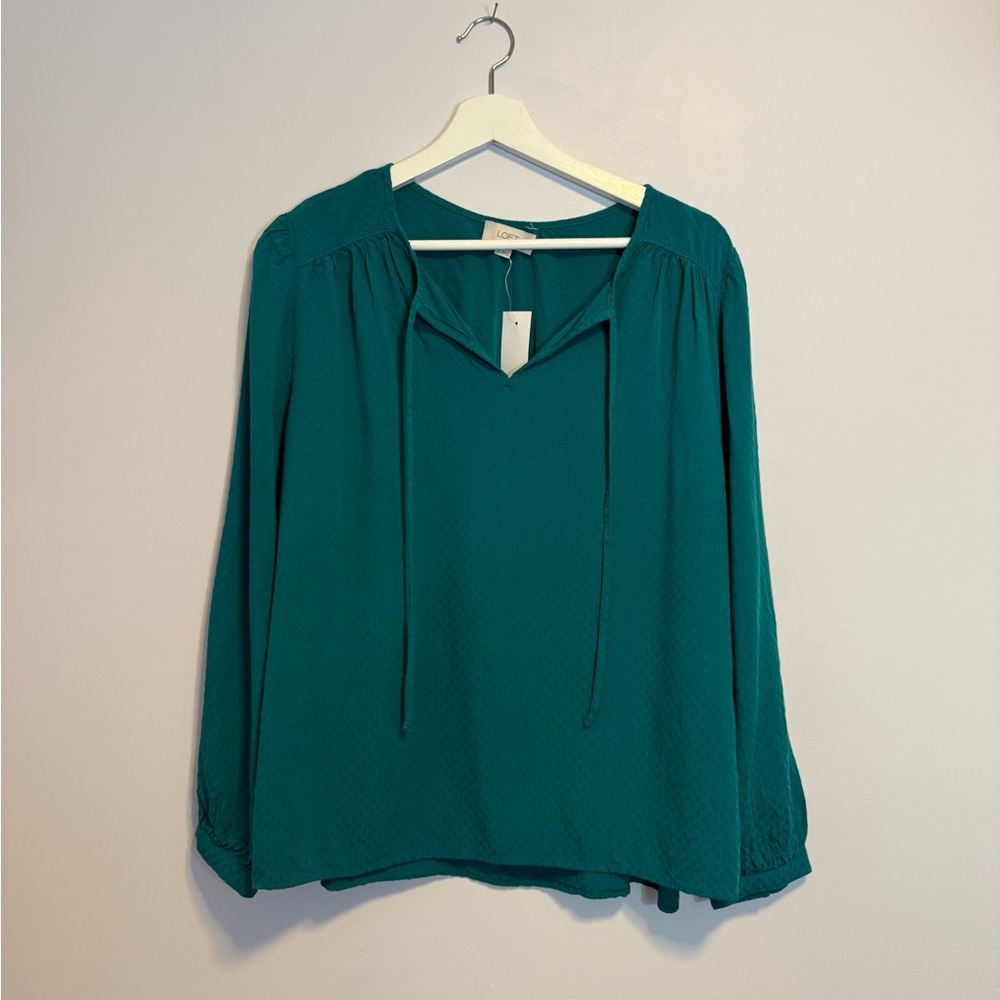 ❗️MOVING SALE❗️ LOFT Teal Blouse